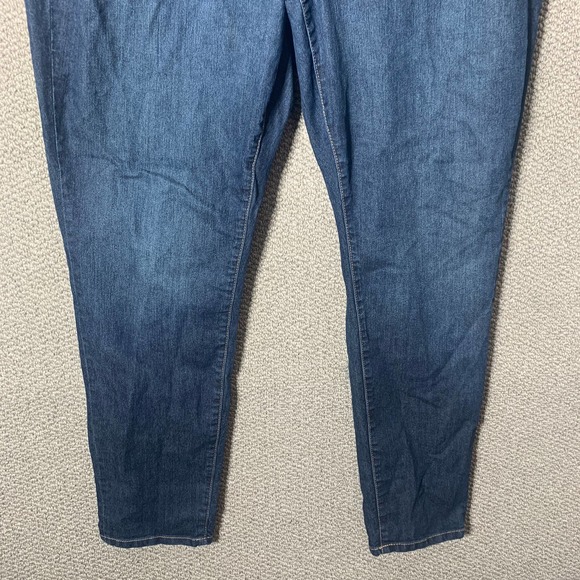 Torrid Womens Jeans 20R Blue Dark Wash Denim Skinny High Rise Pockets Stretch - Picture 3 of 9